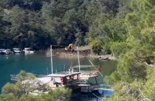 Osmanağa Koyu'nda inşaata başkandan sert tepki