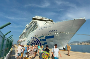Bodrum'a kruvaziyerle 15 günde 10 bin 852 turist geldi