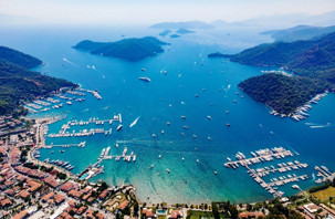 Göcek’te deniz temizleme tekneleri hizmete girdi