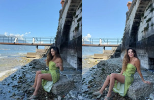 Ebru Şahin'in Como keyfi