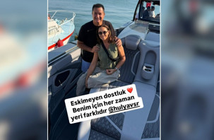 Sürat teknesinde 'Eskimeyen dostluk' paylaşımı