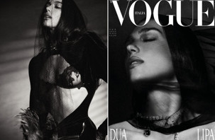Pop yıldız Dua Lipa, Vogue Italia'nın kapağında
