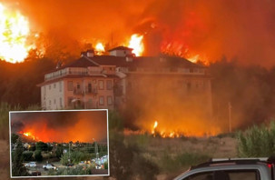Fethiye'de ormanlık alanda yangın çıktı