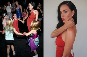 Katy Perry'den VIP gösterimin sonunda sürpriz buluşma