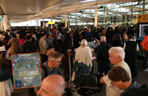 Londra Heathrow'da uçuş krizi