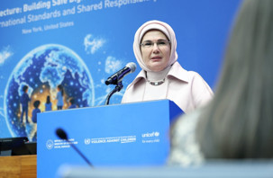 Emine Erdoğan BM'de çocuklar için konuştu