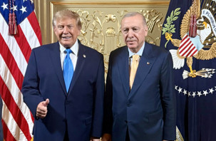 Cumhurbaşkanı Erdoğan Trump'la davette buluştu