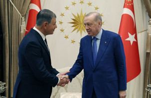 Erdoğan, İzmir Büyükşehir Belediye Başkanı ile görüştü