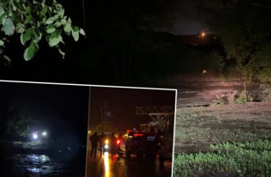 Pendik'te otomobildeki iki kişi sele kapıldı