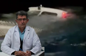 Batan teknede doktordan ölümüne fedakarlık
