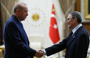 Cumhurbaşkanı Erdoğan, Aziz Sancar'ı kabul etti