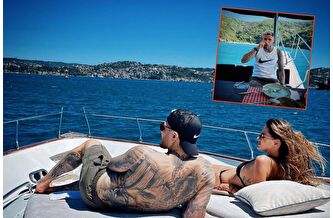 Icardi'den çay ve China Suarez keyfi