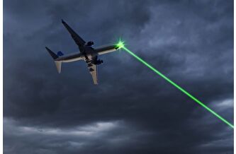 Uçağa lazer tutana 164 bin 613 lira ceza