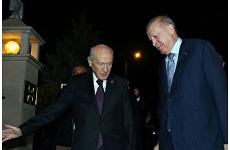 Erdoğan-Bahçeli görüşmesi 40 dakika sürdü