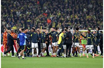 Derbi maçı öncesi futbolcular arasında gerginlik çıktı