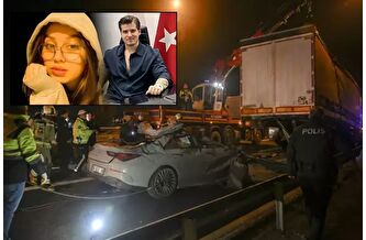 Lüks Mercedes'teki iki gencin feci sonu