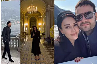 Bilgiç ve Sabancı'nın Como romantizmi