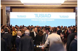 TÜSİAD'ın resepsiyonunda siyaset ve iş dünyası buluştu