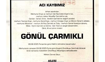 Cemiyet hayatının acı günü