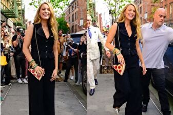 Blake Lively, New York'ta 6 bin dolara yakın pizza çantasıyla görüntülendi