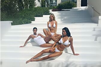İngiliz TV yıldızı Tess Daly, mayo çekimleri için sezonu Bodrum’da açtı