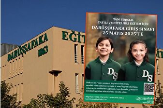 Darüşşafaka Eğitim Kurumları'nın bursluluk giriş sınavı 25 Mayıs’ta