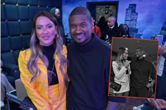 Hadise'nin Usher'le sıcak sohbeti