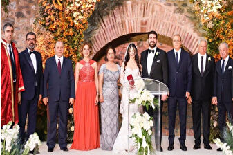 Boğaz’da finans dünyasının önde gelen isimleri Görkem ve Hazal Çınar’ın düğününde bir araya geldi