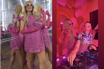 Paris Hilton markasının launch partisinde doyasıya eğlendi