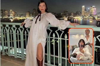 Neslihan Atagül'den bebeğiyle ilk poz