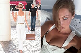 Bella Hadid, Cannes Film Festivali'nde yeni saç rengini sergiledi