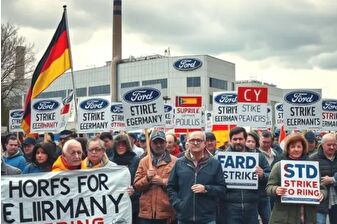 Ford Almanya’da işçiler greve gitti: 1 günde birkaç milyon euro zarar etti