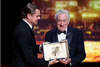 Leonardo DiCaprio 2025 Cannes Film Festivali'nde Robert De Niro'ya Altın Palmiye ödülünü takdim etti