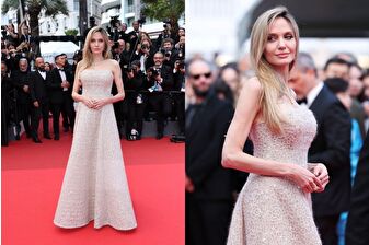 Angelina Jolie, Cannes Film Festivali'nde göz kamaştırdı