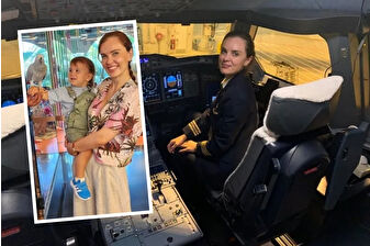 En büyük uçağın pilotu Safiye Ademoğlu'nun en tatlı yükü