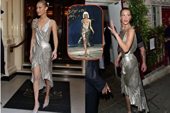 Bella Hadid, Londra'da vintage John Galliano FW 1997 tasarımıyla boy gösterdi