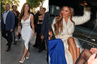 Lauren Sánchez, Paris'teki bekarlığa veda partisinde 6 bin dolarlık Eyfel Kulesi çantasıyla dikkat çekti