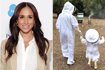 Meghan Markle ve 3 yaşındaki Prenses Lilibet'ten arıcı kıyafetleriyle sevimli video