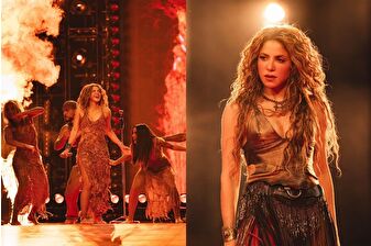 Shakira, Montreal'deki sahnesinde düşse de ritmini kaybetmedi