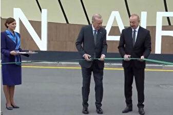 Cumhurbaşkanı Erdoğan ve Aliyev, Laçın Uluslararası Havalimanı'nın açılışını yaptı