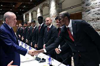 Galatasaray'dan Cumhurbaşkanı'na ziyaret: Erdoğan ile Osimhen sohbet etti