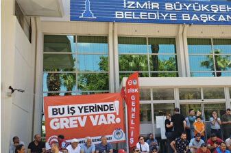 İZELMAN, İZENERJİ ve EGEŞEHİR şirketlerinde çalışan yaklaşık 23 bin işçinin grevi yedinci gününde