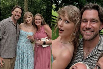 Taylor Swift, Travis Kelce'nin kuzeninin düğününe katıldı