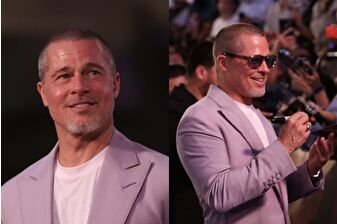 Brad Pitt, 'F1' galasında  90'lı yılların saç kesimine dönüşünü sergiledi