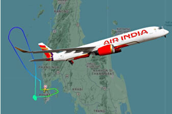 Tayland’dan Yeni Delhi’ye giden Air India uçağı bomba tehdidi nedeniyle Phuket’te acil iniş yaptı ve tahliye edildi