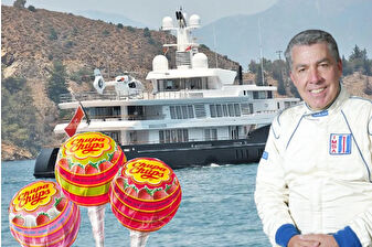 İtalya’nın şeker kralı Augusto Perfetti, 81 metrelik lüks yatını Fethiye'ye demirledi