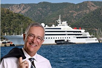 Meksikalı milyarder Ricardo Salinas Pliego'nun lüks yatı 'Lady Moura' Marmaris'te