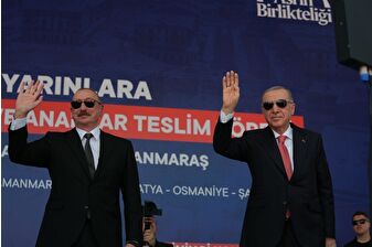 Cumhurbaşkanı Erdoğan ve Azerbaycan Cumhurbaşkanı Aliyev'in katılımıyla '250 Bininci Afet Konutu Anahtar Teslimi ve Kura Çekim Töreni' düzenlendi