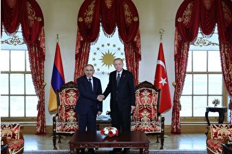 Cumhurbaşkanı Erdoğan, Ermenistan Başbakanı Paşinyan'ı kabul etti