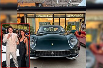 Leclerc, Monako'da 2.5 milyon dolarlık klasik Ferrari ile görüntülendi